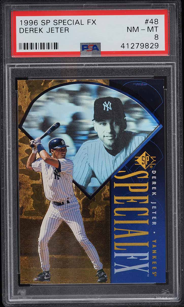 1996 SP Special FX Hologram Derek Jeter ROOKIE #48 PSA 8 NM-MT