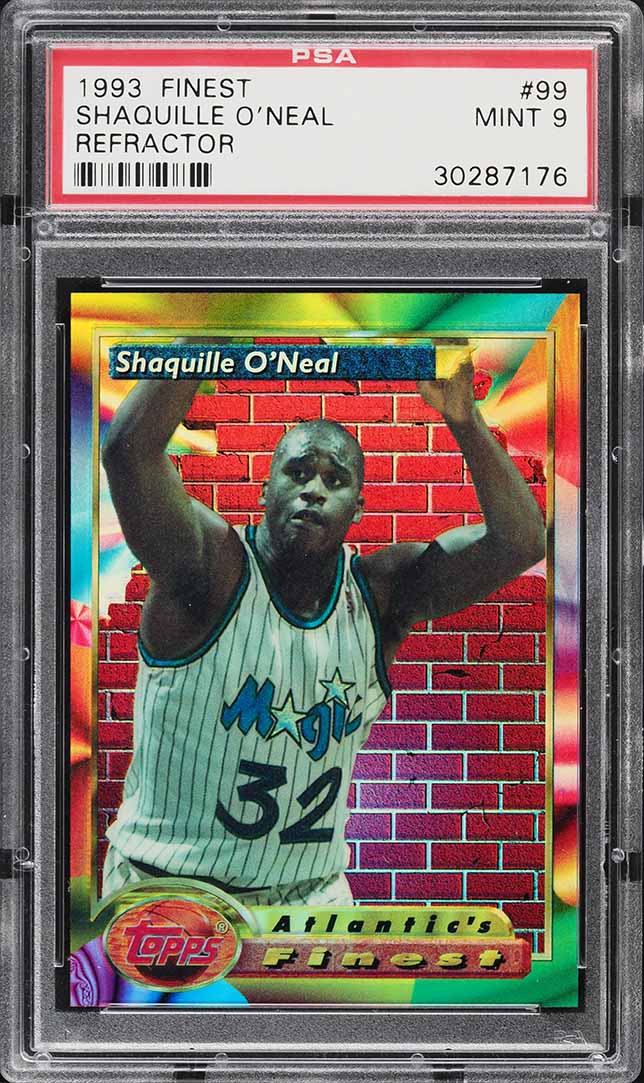 1993 Finest Refractor Shaquille O'Neal #99 PSA 9 MINT