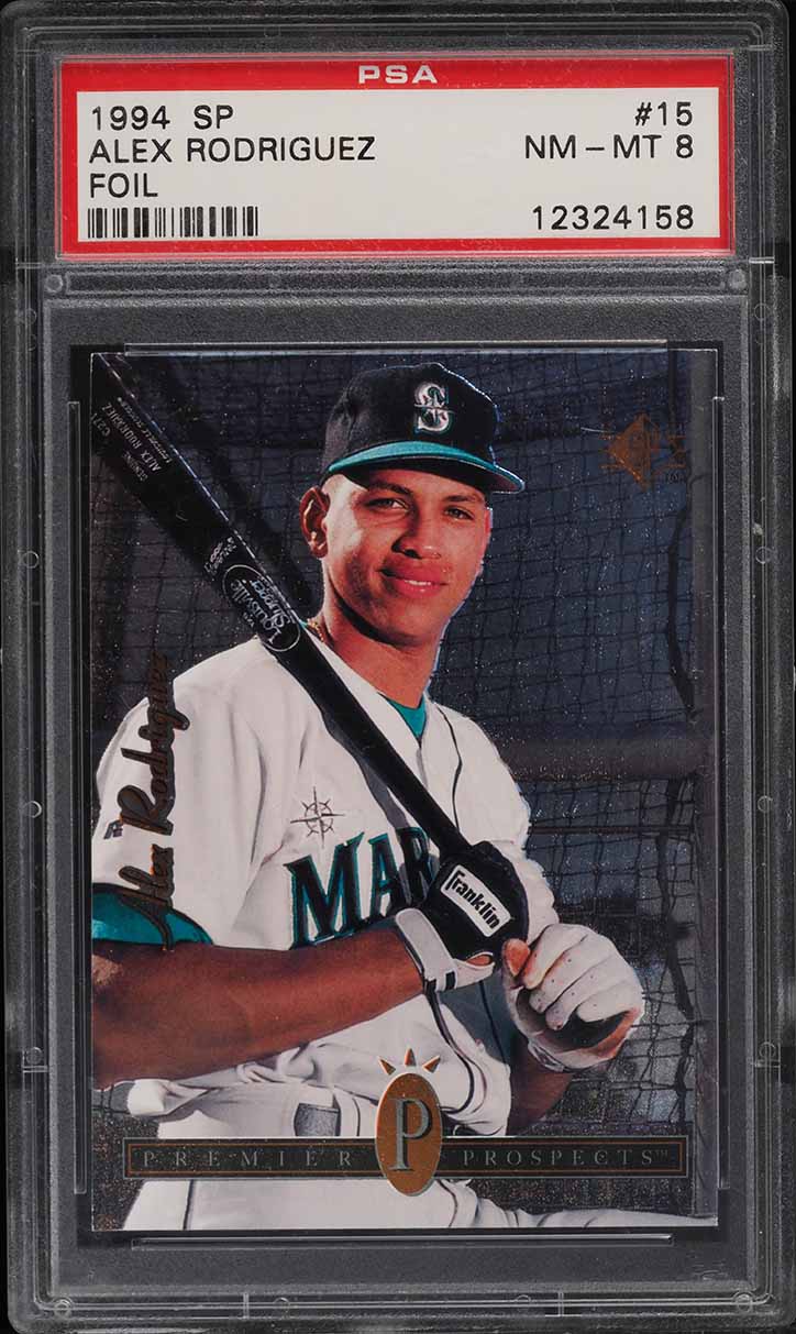 1994 SP Foil Alex Rodriguez ROOKIE #15 PSA 8 NM-MT