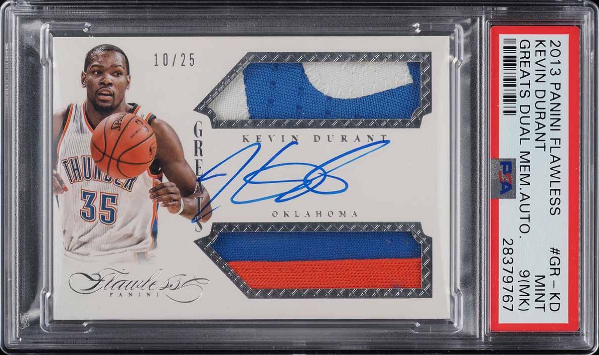 2007 Topps Chrome Kevin Durant ROOKIE RC #131 BGS 9.5 GEM MINT on