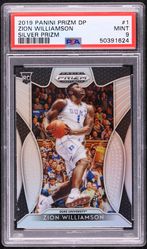 2019 Panini Prizm Draft Picks Silver Zion Williamson ROOKIE RC #1