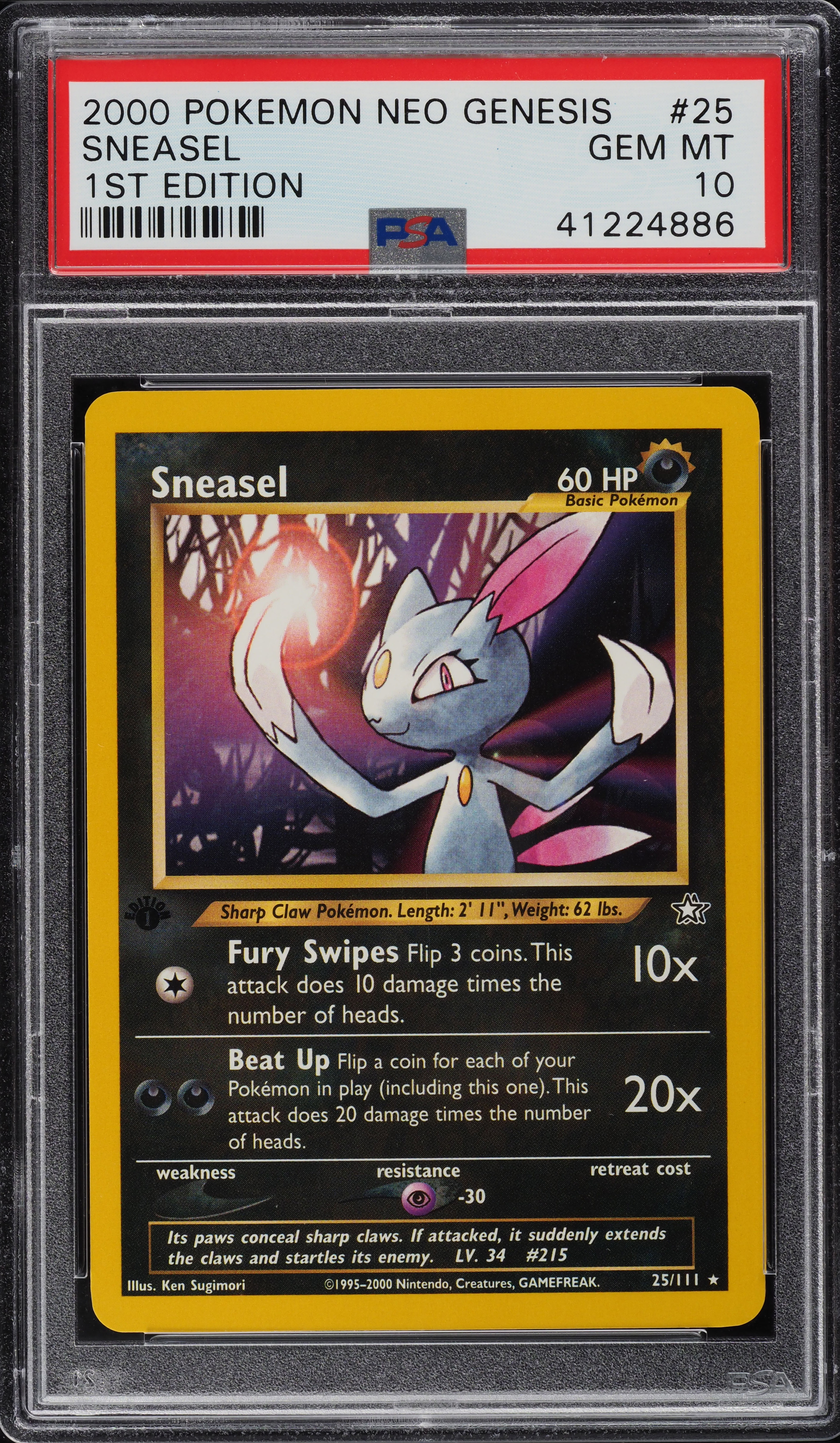 【PSA10】ニューラ　マクドナルド　カードe 036/P SNEASEL v140975_2021040216335000M_1045.jpg