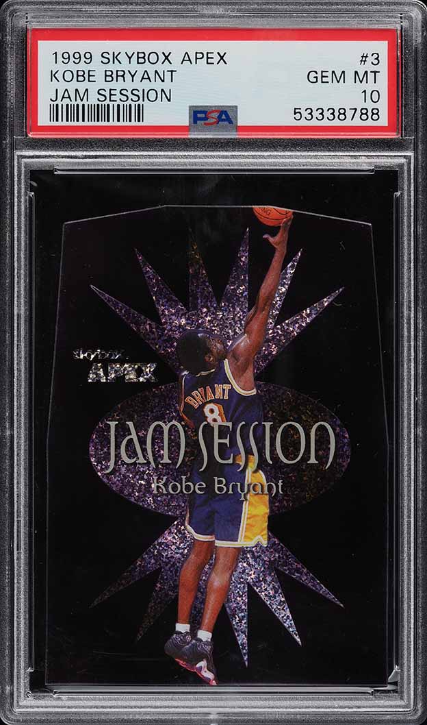1999 Skybox Apex Cutting Edge Warp Tek Kobe Bryant /25 #5CE PSA 9