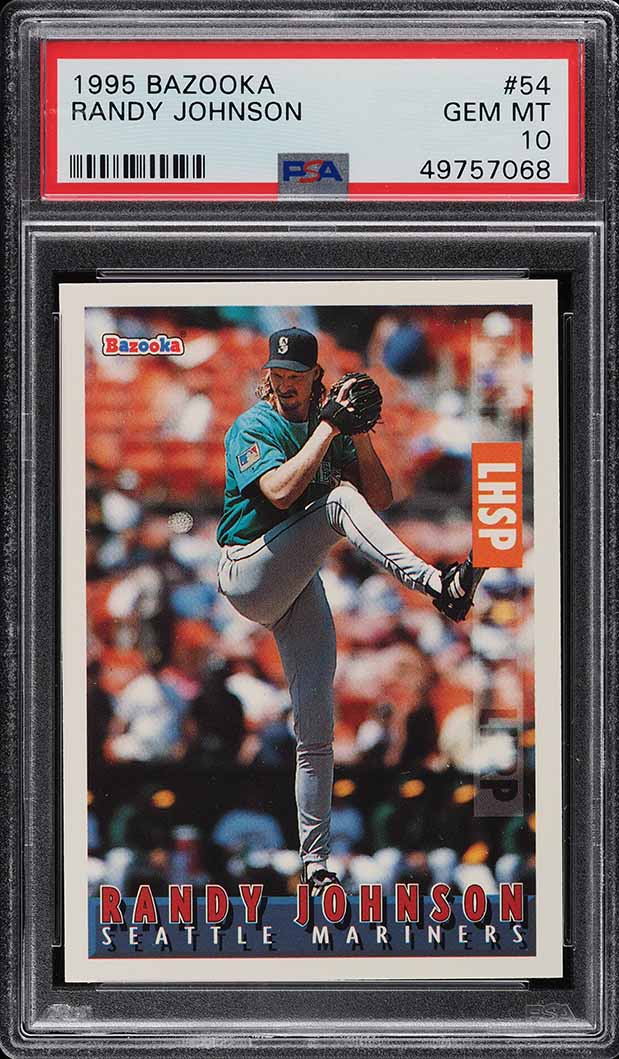 1995 Bazooka Randy Johnson #54 PSA 10 GEM MINT