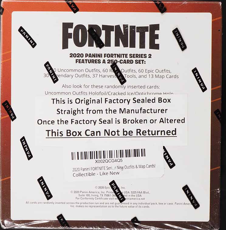 2020 Panini Fortnite Series 2 Trading Cards Factory Sealed Mega Box Cracked  Ice on Fanatics Collect