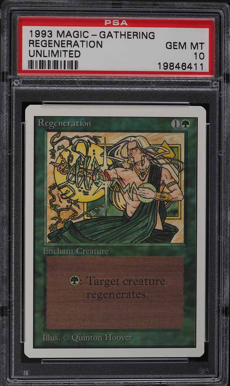 regeneration mtg card Otter token Magic mtg | Custom Retro Style main image 1