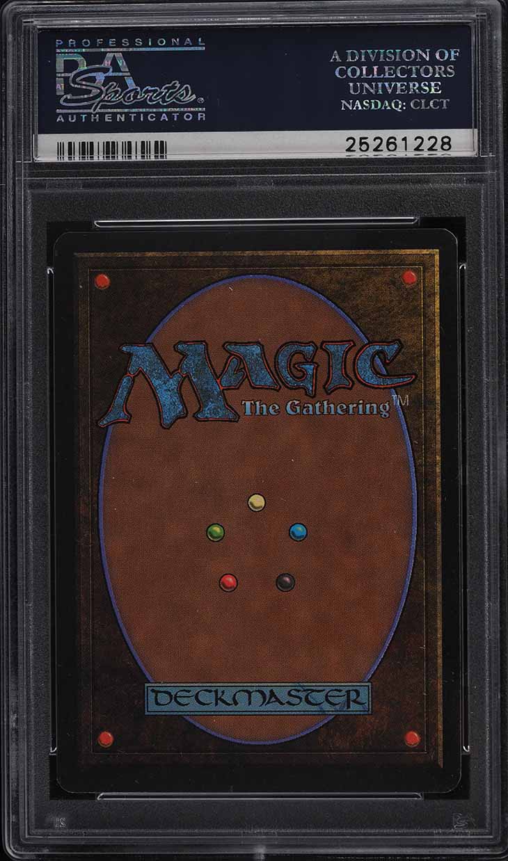 1993 Magic The Gathering MTG Unlimited Lightning Bolt C R PSA 10