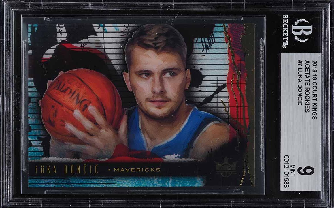 2018 Court Kings Acetate Rookies Luka Doncic ROOKIE #7 BGS 9 MINT