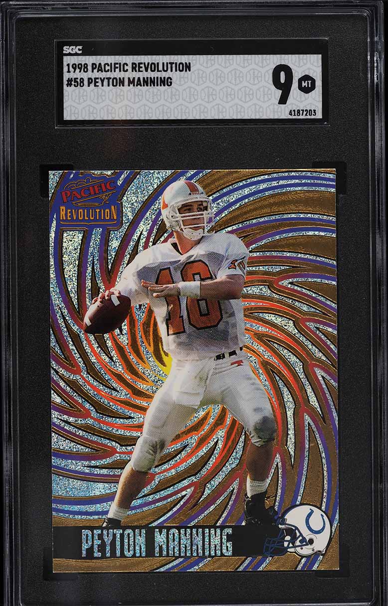 1998 Pacific Revolution Peyton Manning ROOKIE #58 SGC 9 MINT