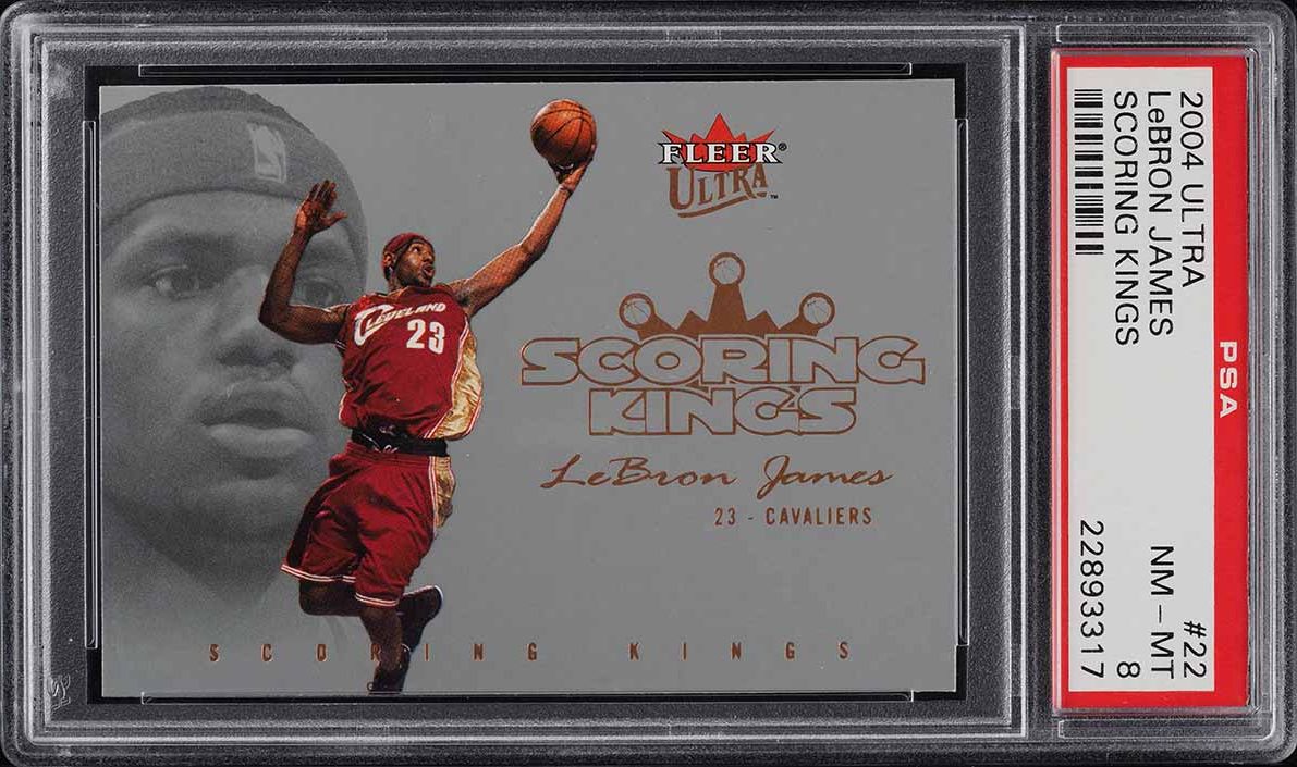 2004 Ultra Scoring Kings LeBron James #22 PSA 8 NM-MT