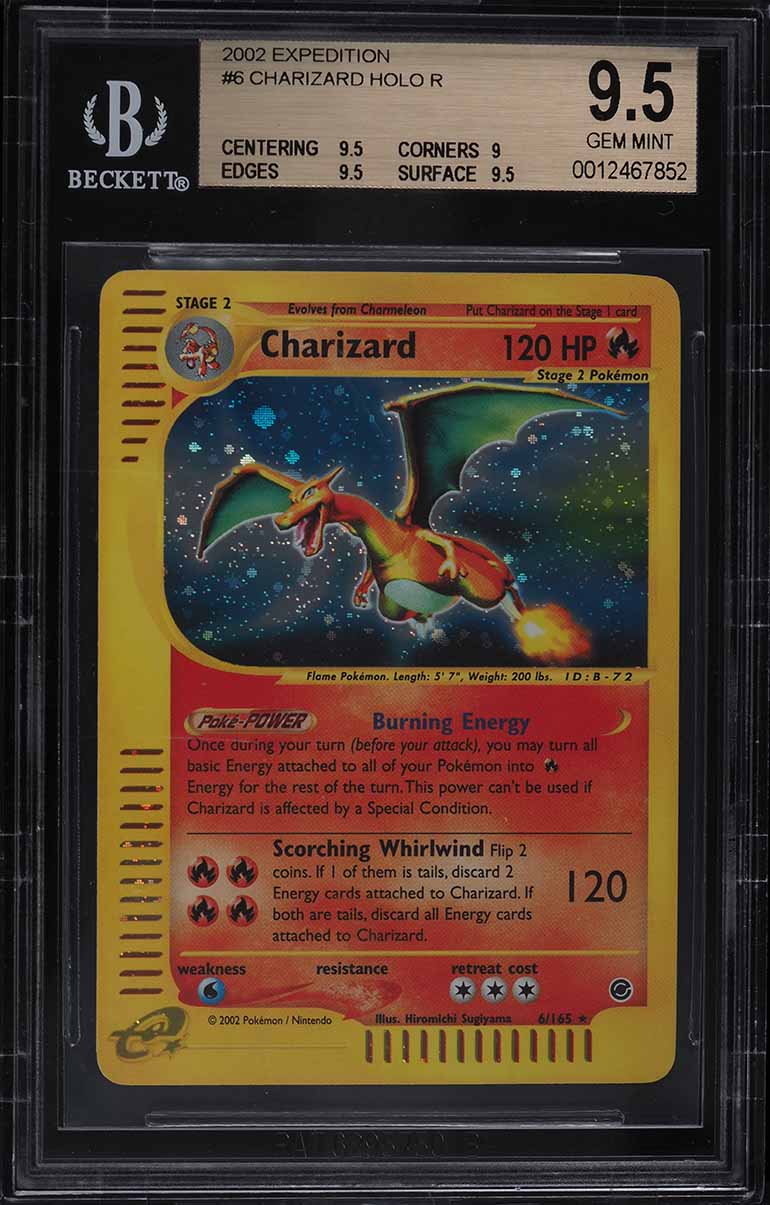 2002 charizard pokemon card CGC8 - 2021 Pokemon main image 1