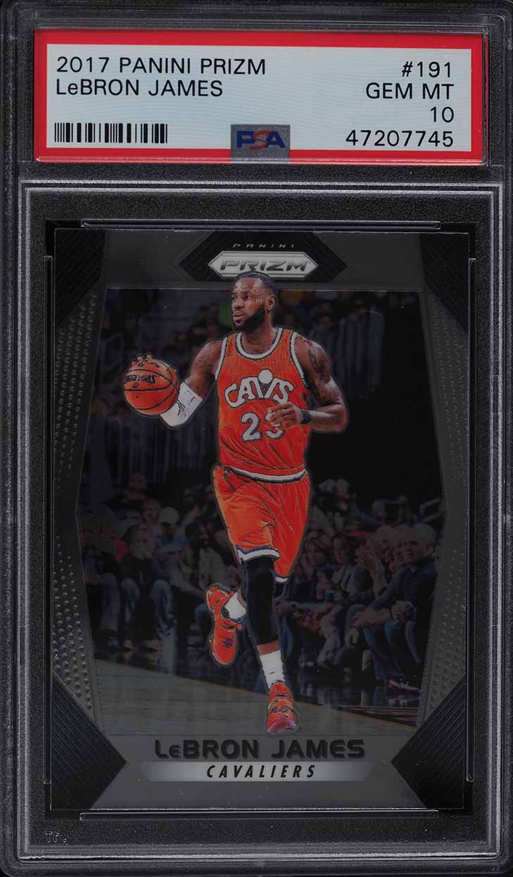 2017 Panini Prizm LeBron James #191 PSA 10 GEM MINT