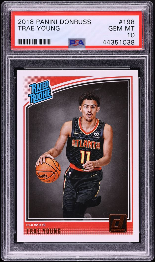 2018 Donruss Basketball Trae Young ROOKIE #198 PSA 10 GEM MINT