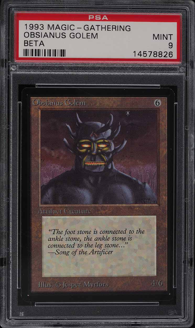 1993 Magic The Gathering MTG Arabian Nights Juzam Djinn PSA 9 MINT
