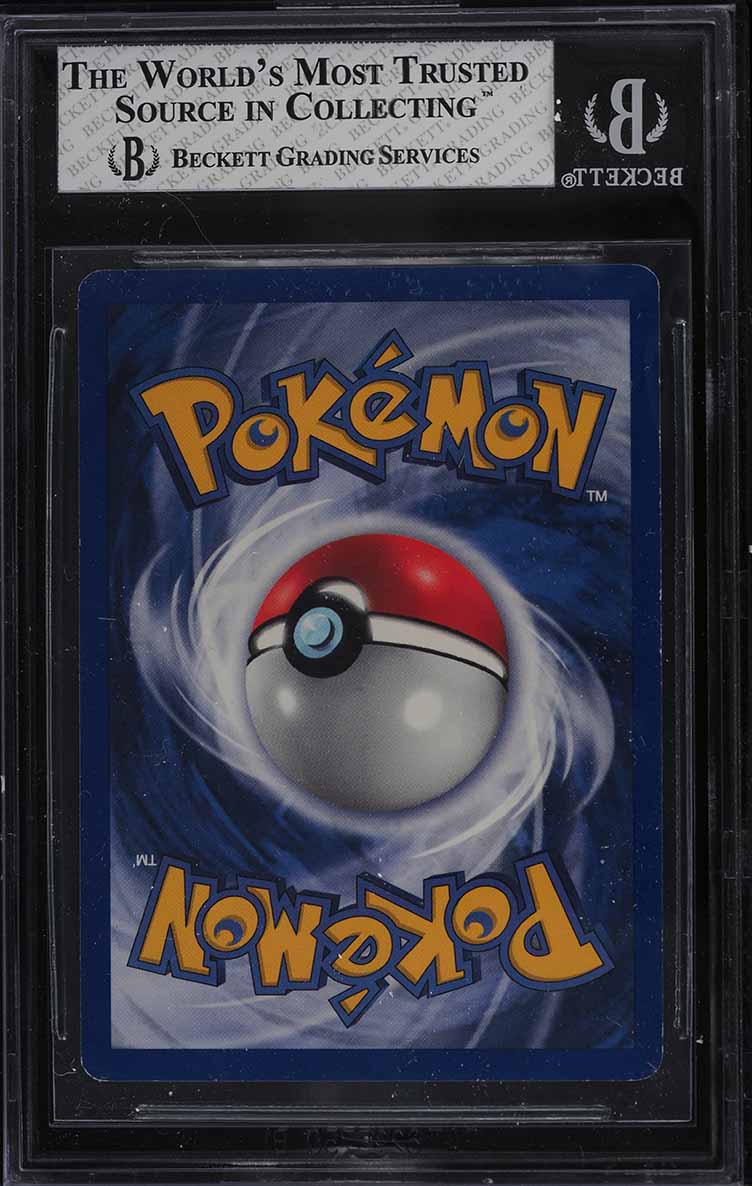 first edition stamp on pokemon cards 1999 Base Set Shadowless 1st Ed Thick 3-D Machop C #52 BGS 7.5 Fanatics Collect Listed With Mascot. Real or Fake 1st edition
