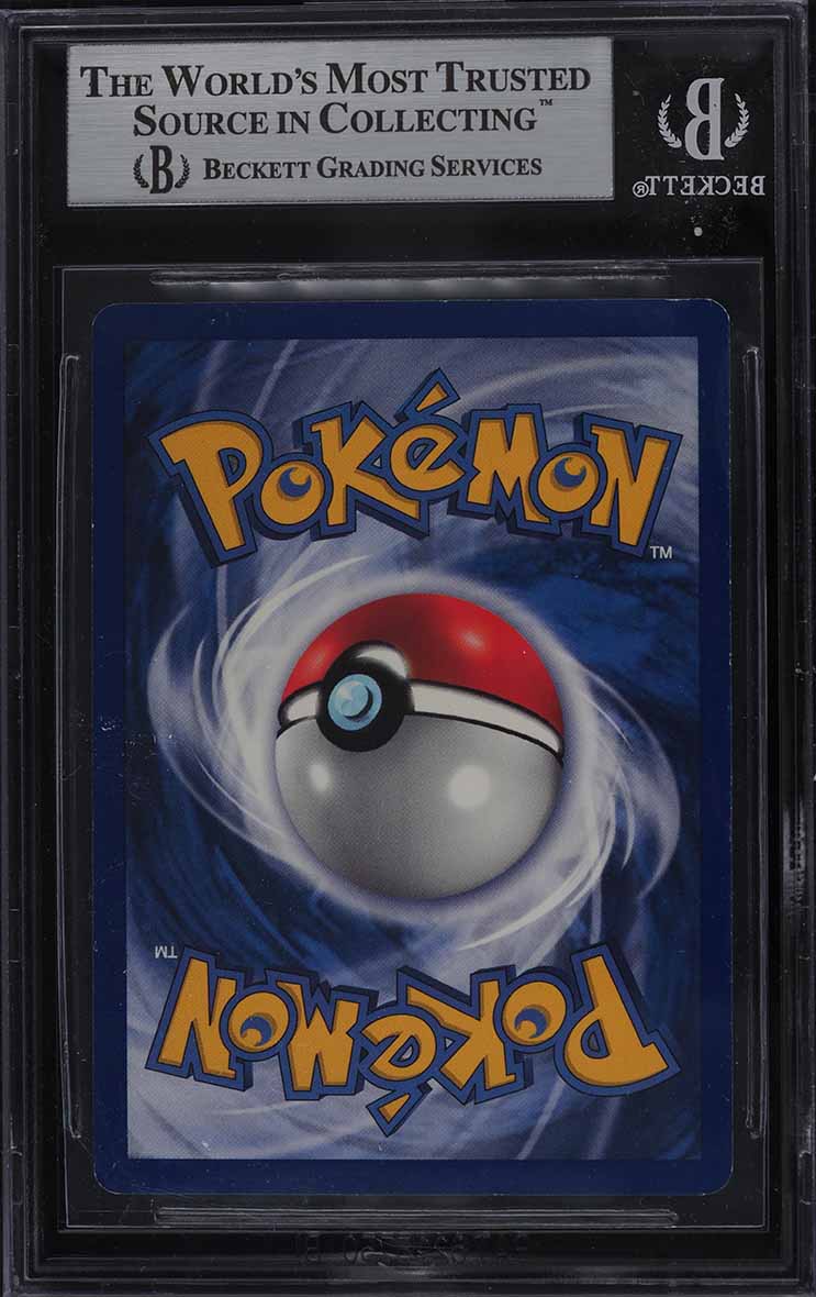 1999 Pokemon Base Set Shadowless 1st Ed Thick 3-D Grey Stamp