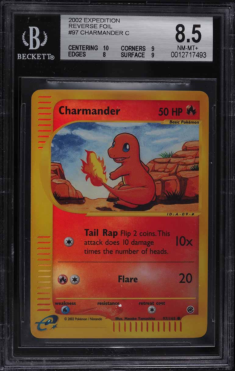 2002 charmander pokemon card ORIGINAL 2002 Charmander Pokemon Card - Excellent Condition