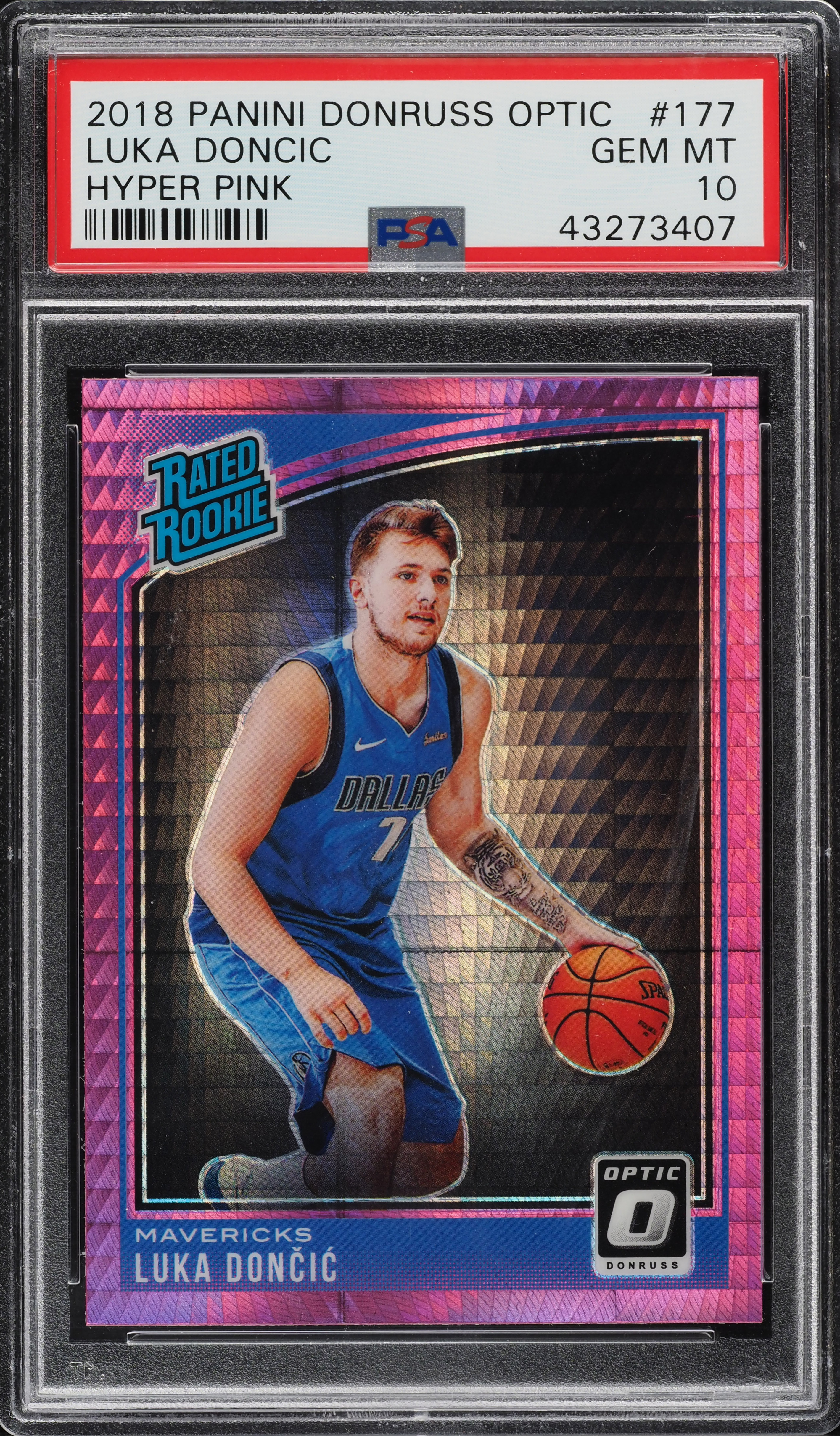 NBA 2018-19 Panini Prizm Basketball 】Luka Doncic Hyper Prizm RC 