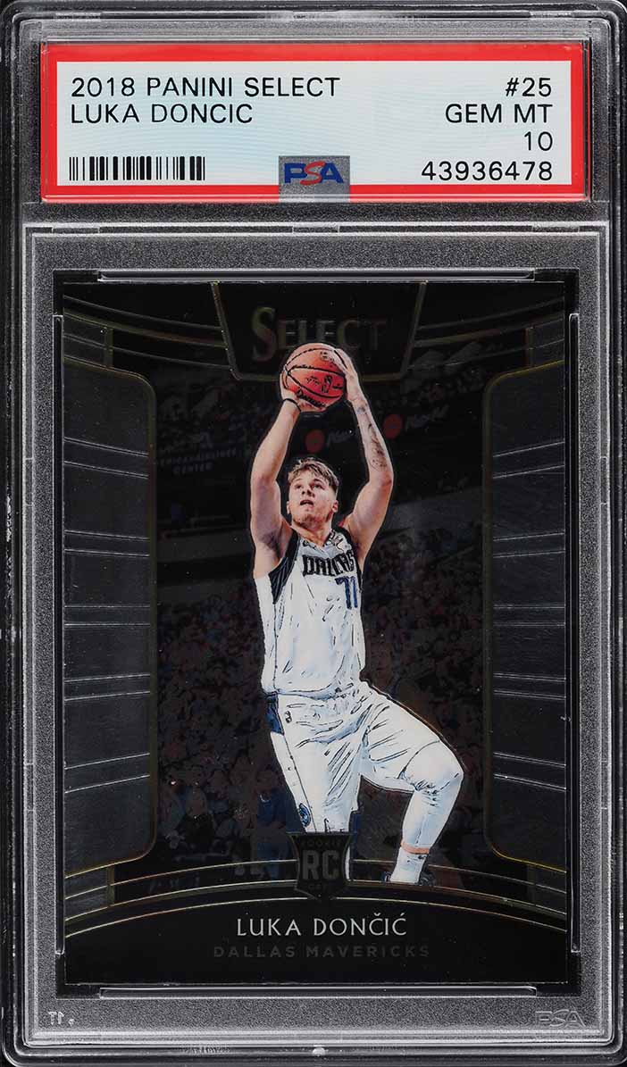 2018 Select Concourse Luka Doncic ROOKIE RC #25 PSA 10 GEM MINT on