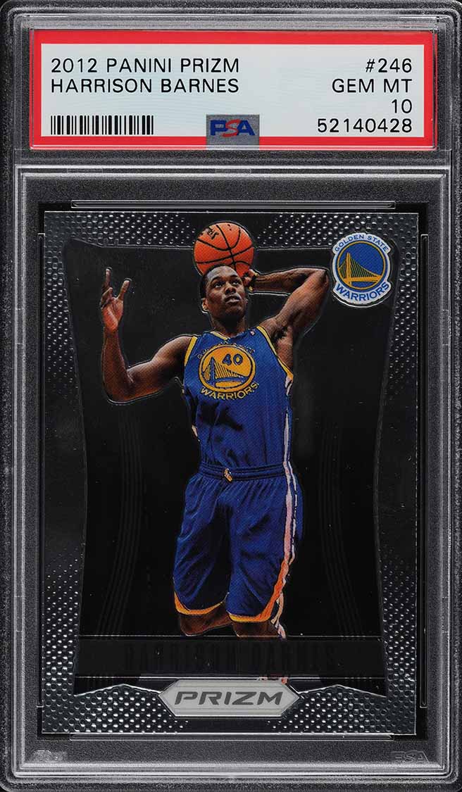2012 Panini Prizm Harrison Barnes ROOKIE RC #246 PSA 10 GEM MINT