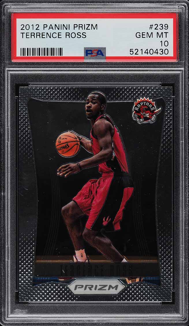 2012 Panini Prizm Terrence Ross ROOKIE RC #239 PSA 10 GEM MINT on