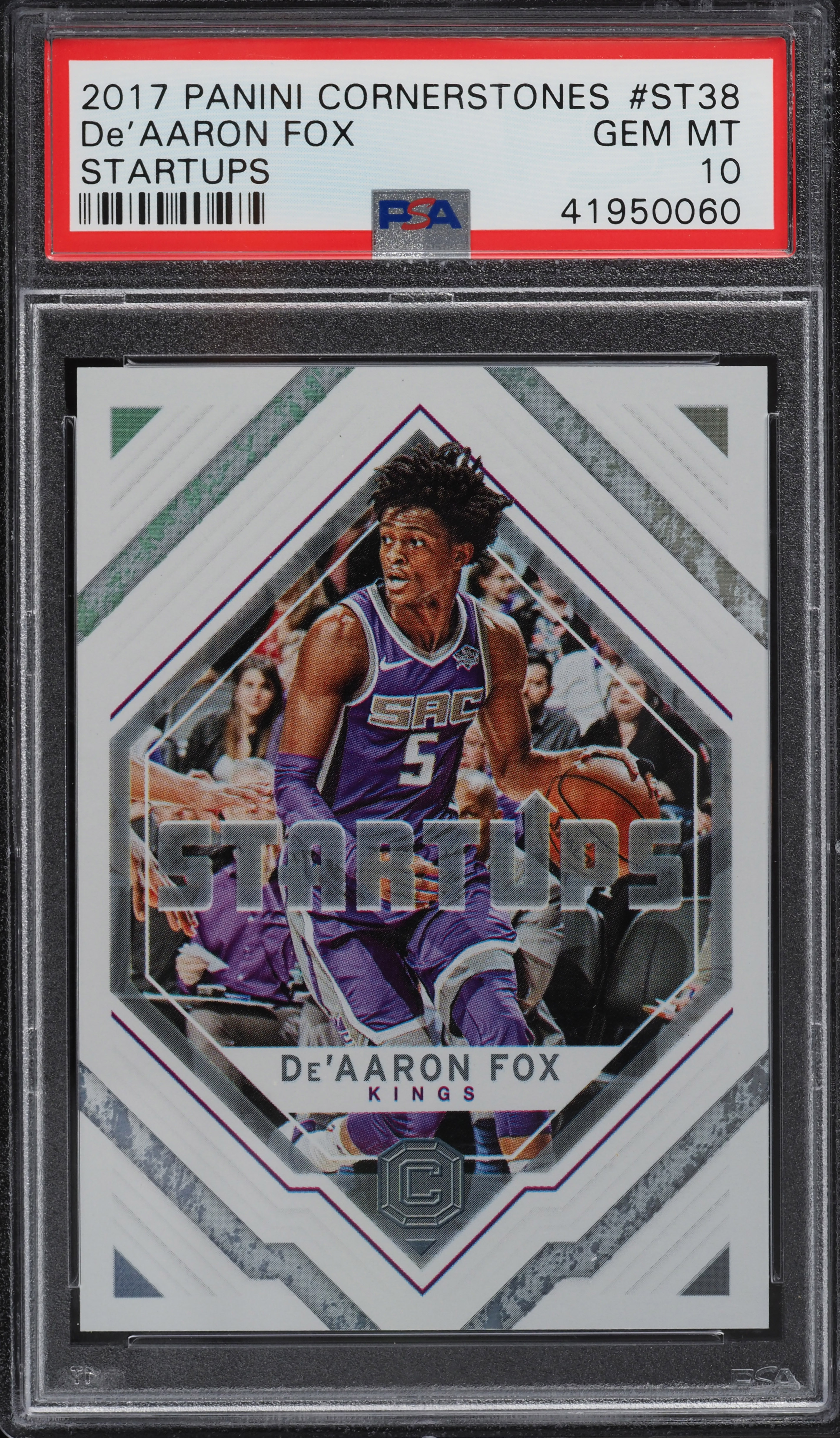 2017 Panini Cornerstones Basketball De'Aaron Fox #ST38