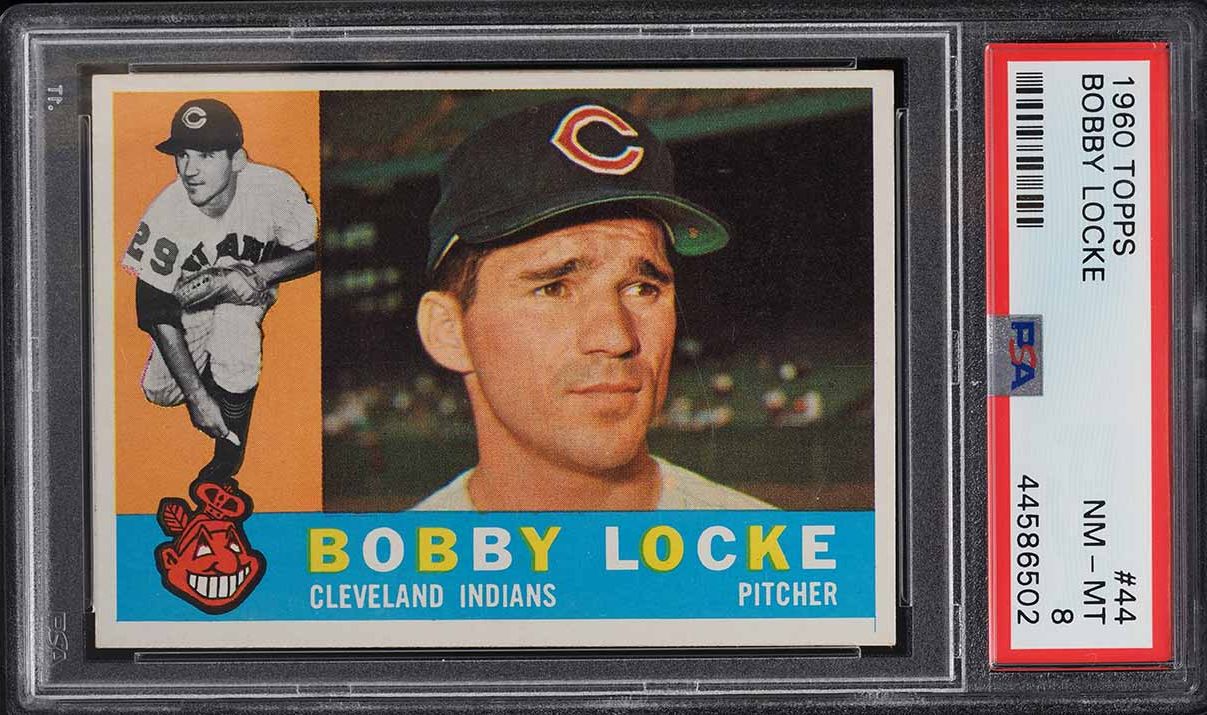 1960 Topps Bobby Locke #44 PSA 8 NM-MT