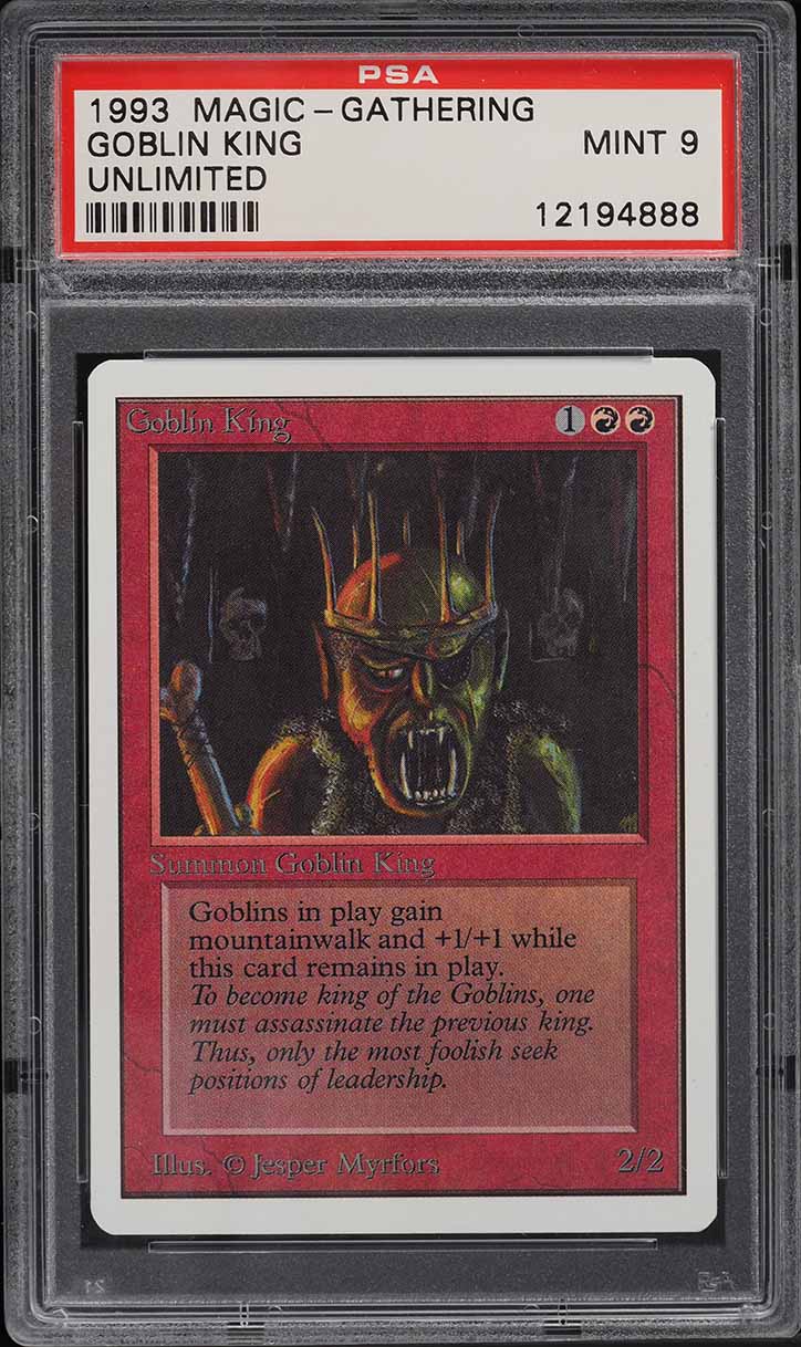 1993 Magic The Gathering MTG Arabian Nights Ring Of Ma'ruf PSA 9