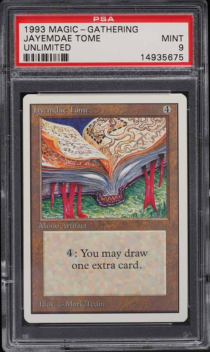 1993 Magic The Gathering MTG Unlimited Fastbond PSA 9 MINT on