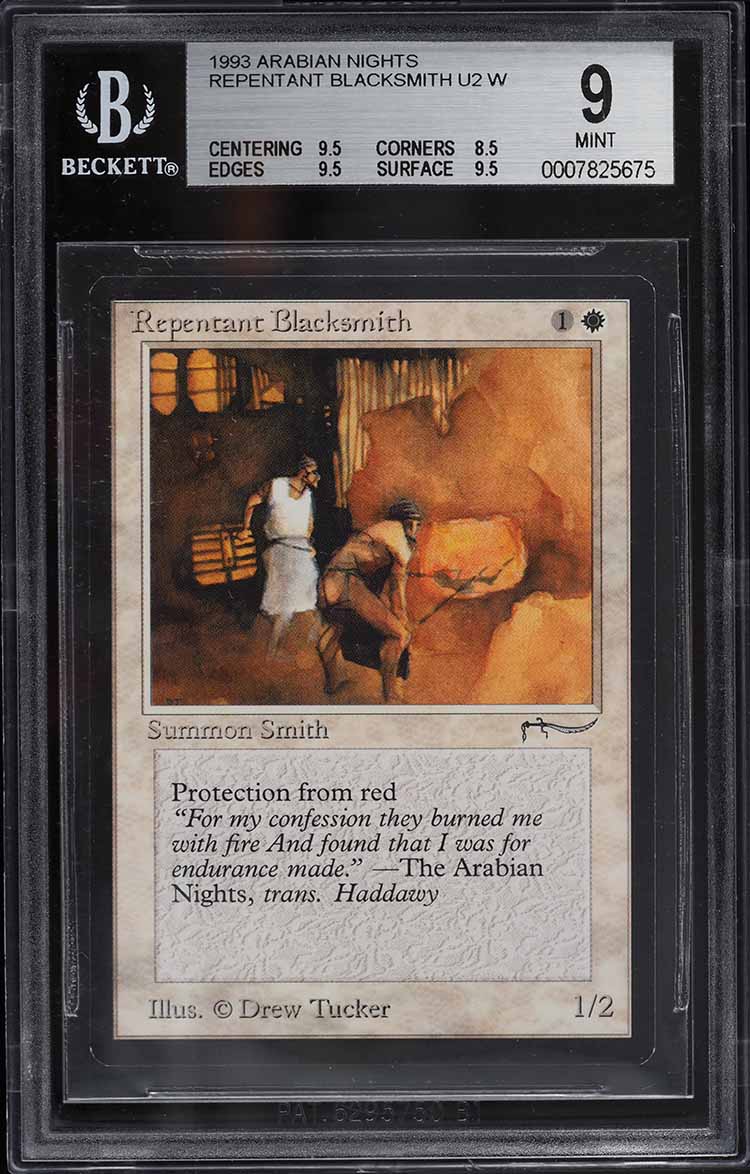 1993 Magic The Gathering MTG Arabian Nights Pyramids U2 BGS 9.5