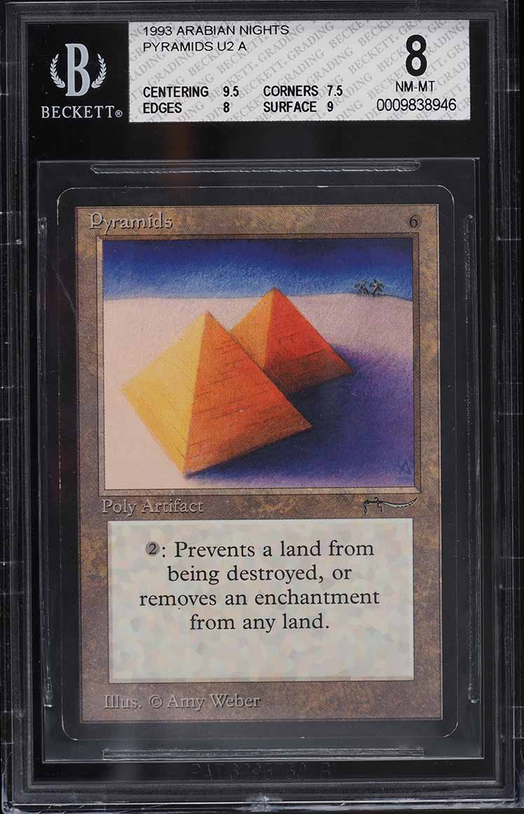 1993 Magic The Gathering MTG Arabian Nights Pyramids U2 BGS 9.5