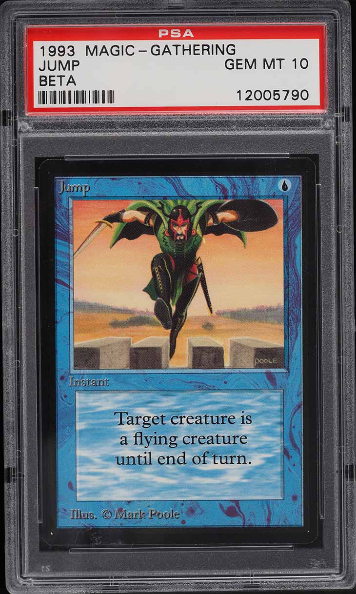 1993 Magic The Gathering MTG Beta Jump PSA 10 GEM MINT