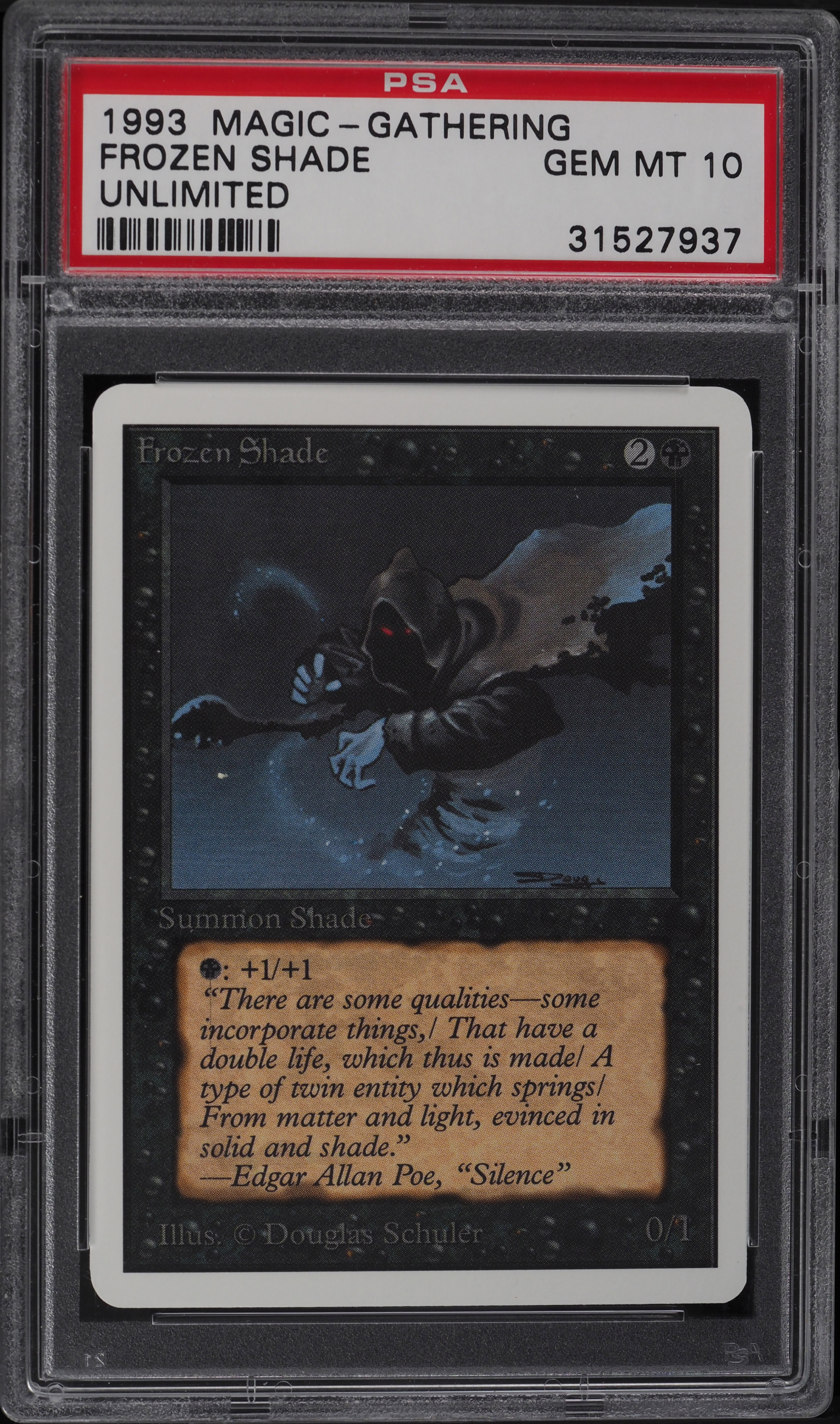 1993 Magic The Gathering MTG Unlimited Frozen Shade C K PSA 10 GEM