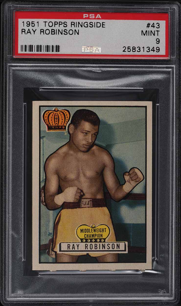 1951 Topps Ringside Boxing Ray Robinson #43 PSA 9 MINT