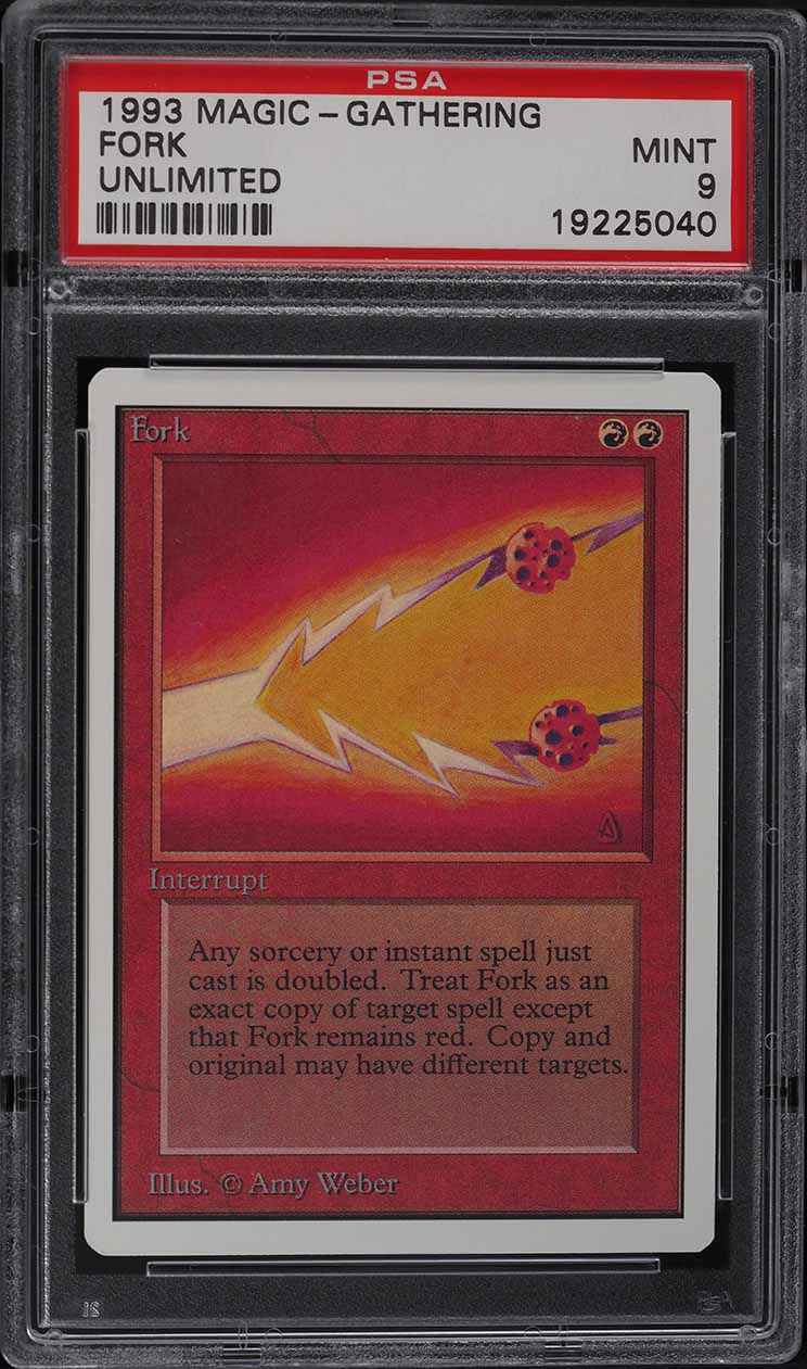 1993 Magic The Gathering MTG Unlimited Forest PSA 10 GEM MINT on