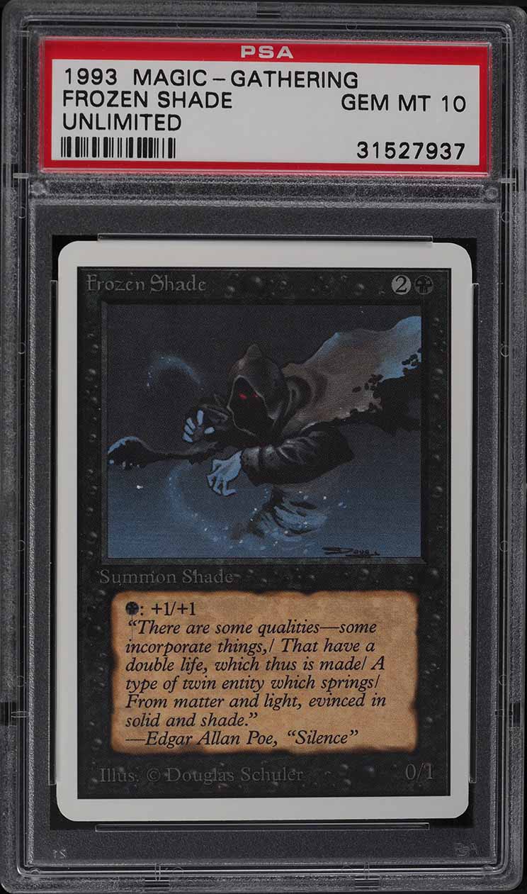 1993 Magic The Gathering MTG Unlimited Frozen Shade C K PSA 10 GEM