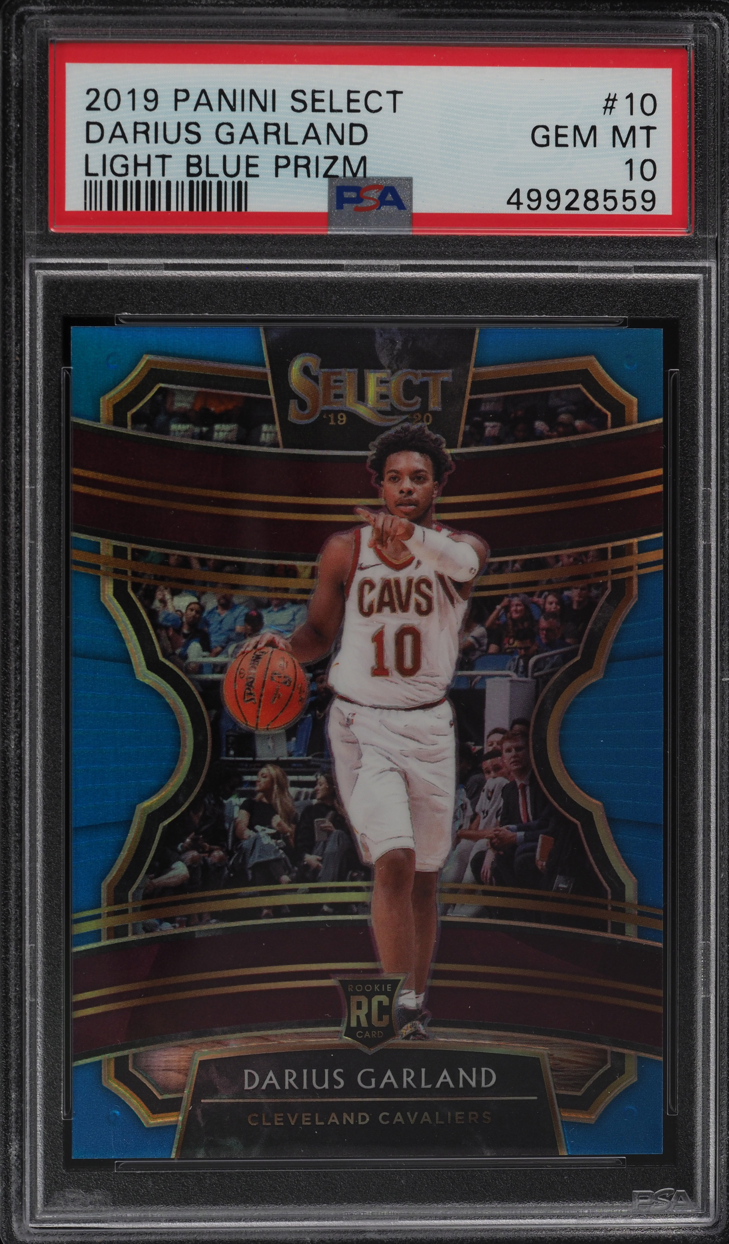 2019 Select Light Blue Prizm Darius Garland ROOKIE RC /299