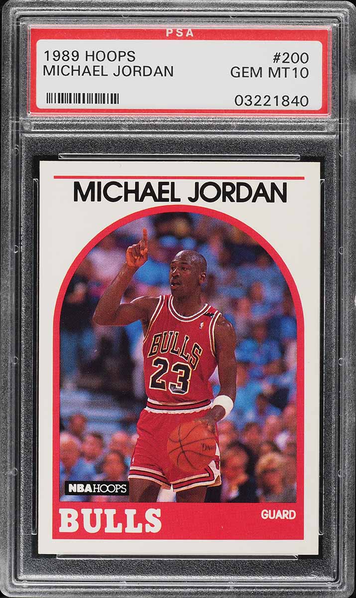 1989 Hoops All Star Michael Jordan #21 SGC 10 GEM MINT on Fanatics