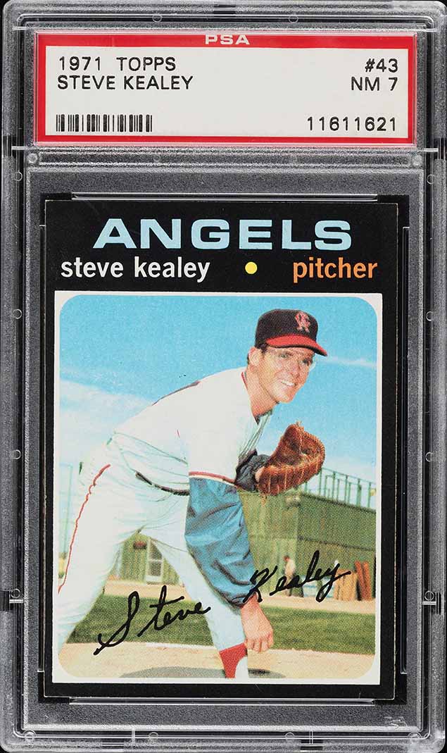 1971 Topps Steve Kealey #43 PSA 7 NRMT