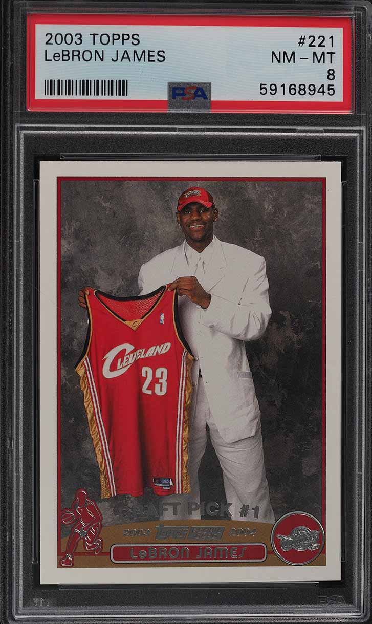 2025 Topps Chrome Finals Superfractor LeBron James 1/1 FIN-1 PSA 8
