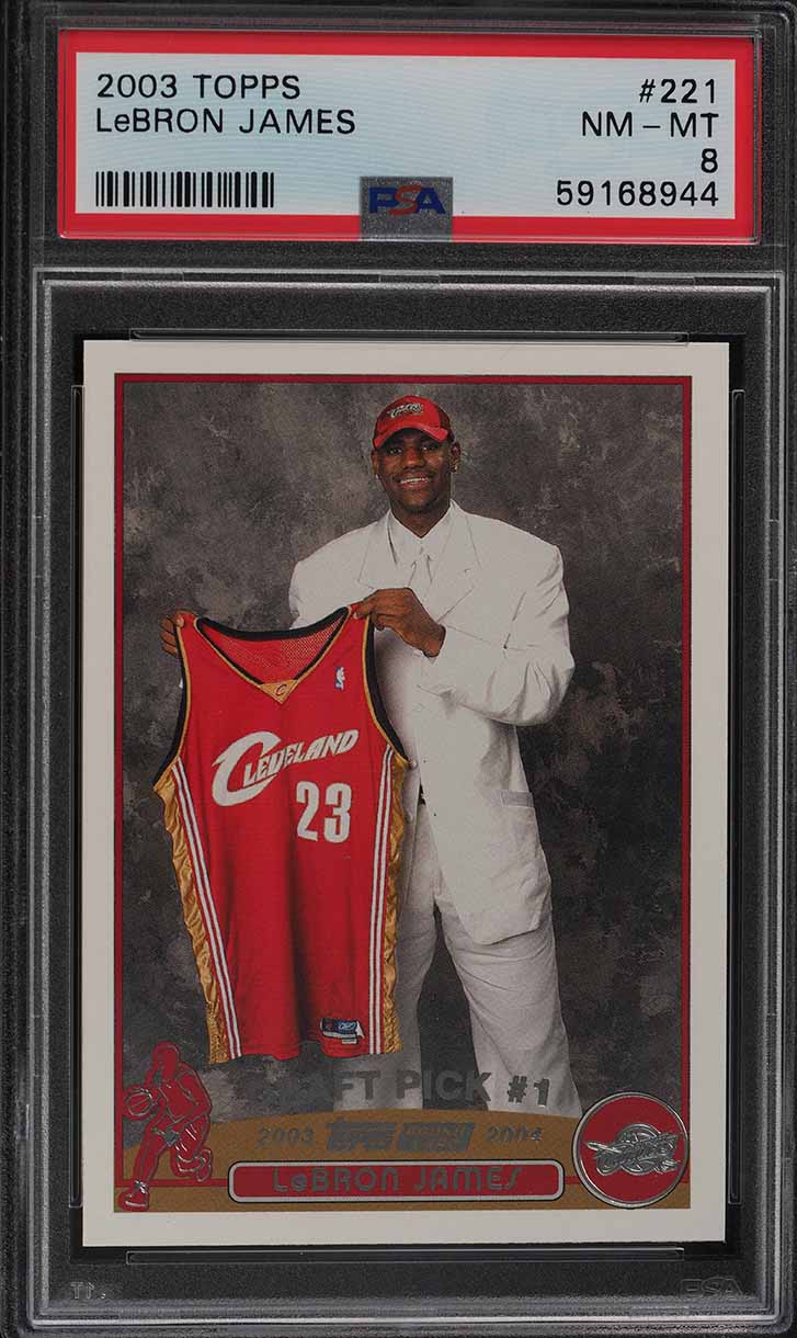 2003 Bowman Rookies & Stars Gold LeBron James ROOKIE #123 BGS 8.5