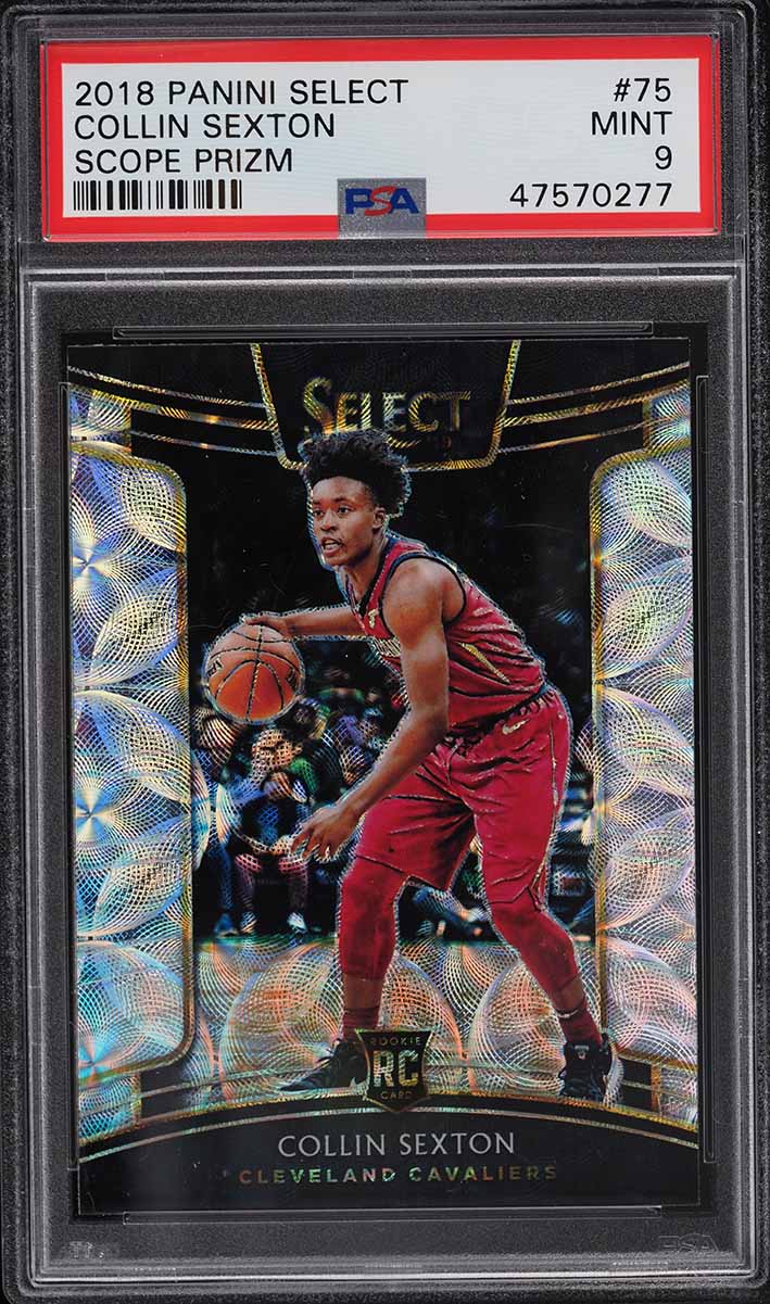 2018 Select Concourse Scope Prizm Collin Sexton ROOKIE #75 PSA 9 MINT