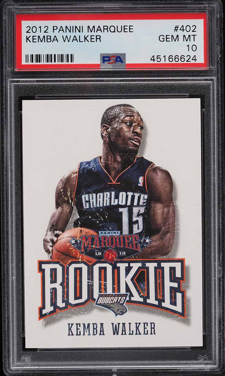 2012 Panini Marquee Kemba Walker ROOKIE RC #402 PSA 10 GEM MINT