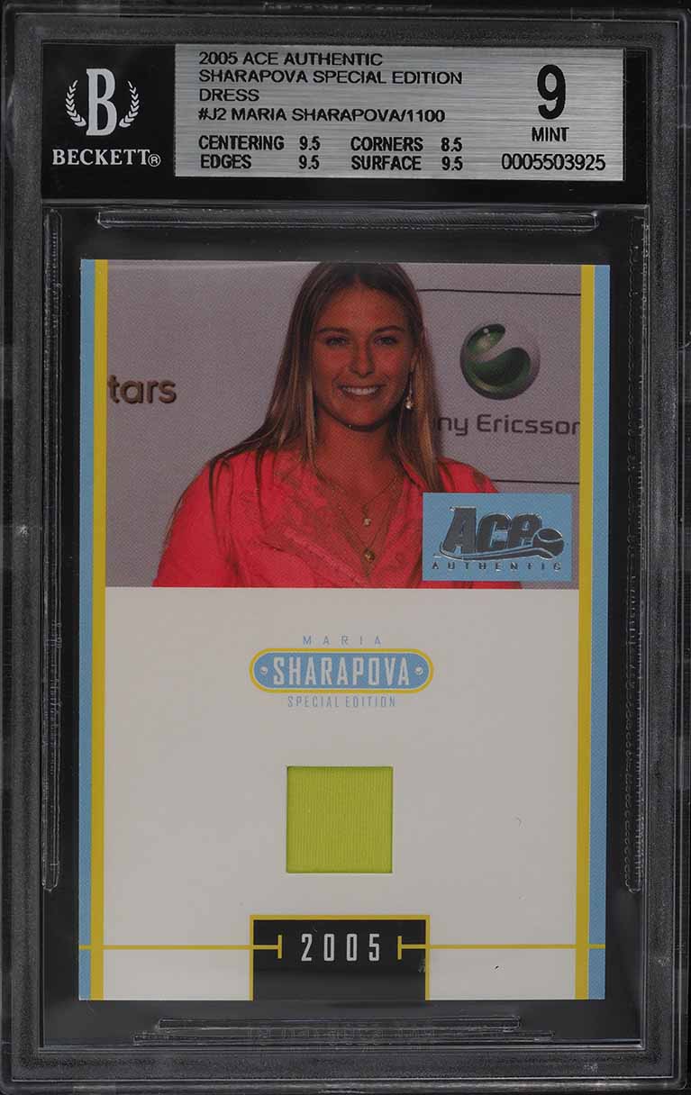 2024 Topps Chrome Tennis Maria Sharapova AUTO #TCAMSA PSA 10 GEM