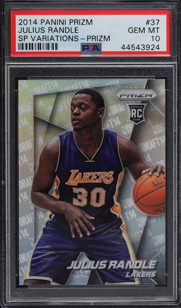 2014 Panini Prizm Variations Silver Julius Randle ROOKIE #37 PSA 10 GEM MINT