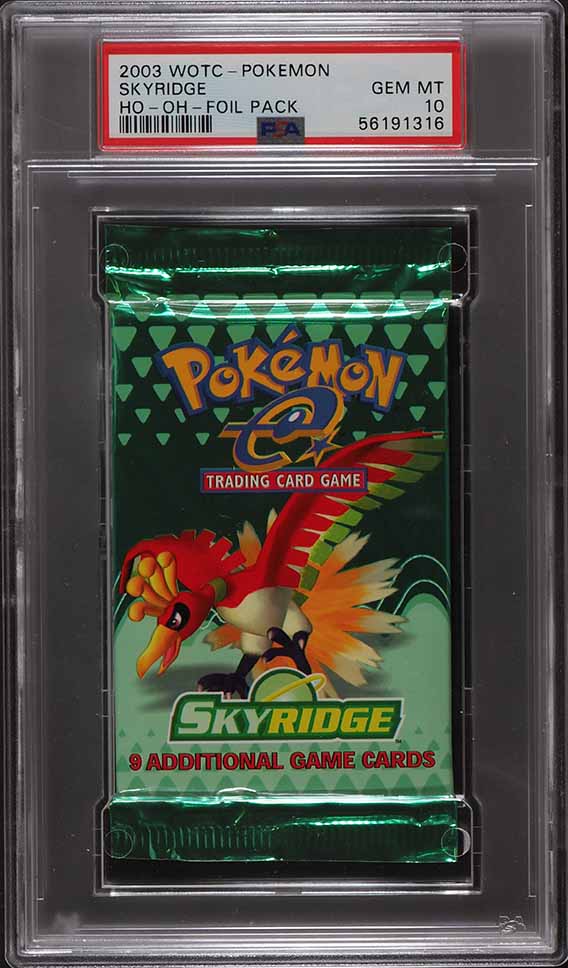 pokmon 2003 skyridge booster box pokemon skyridge booster pack 1