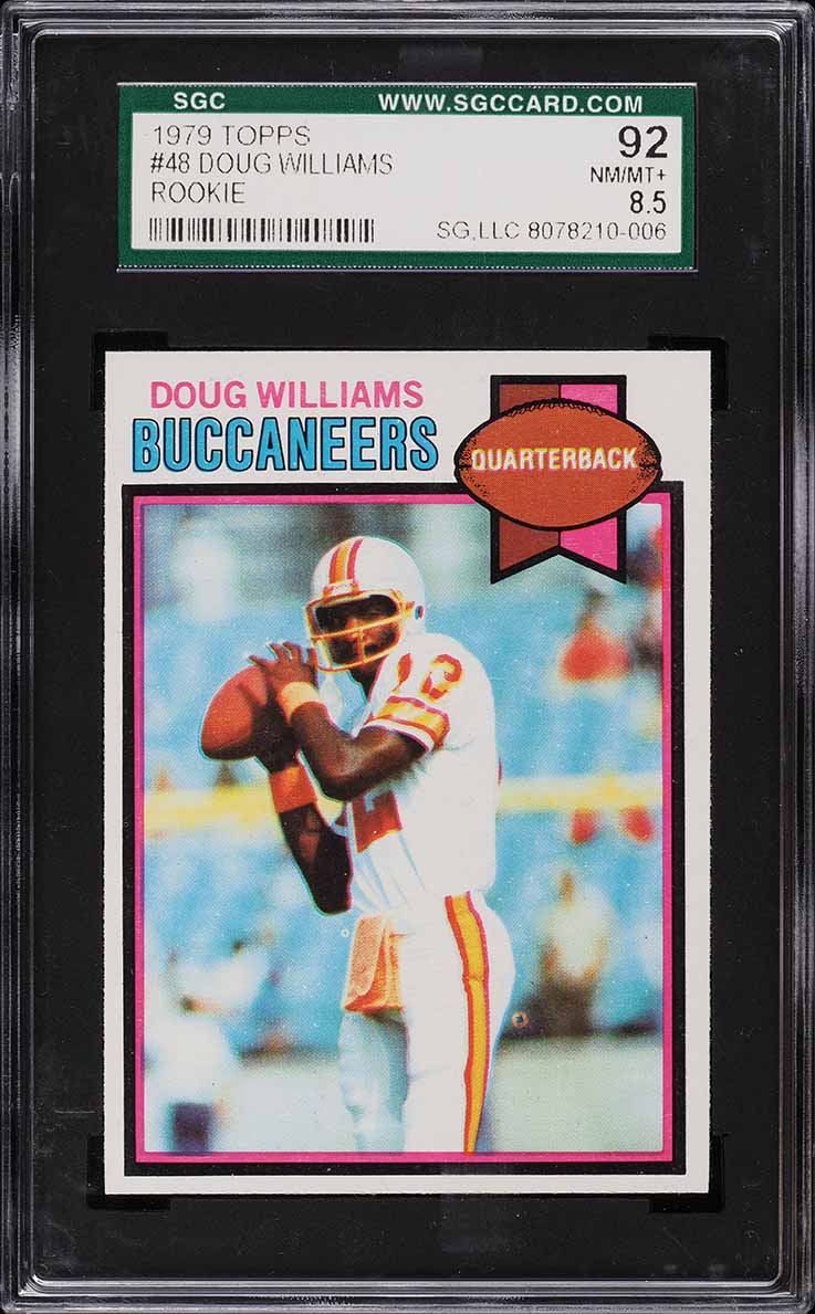 1979 Topps Football Doug Williams ROOKIE #48 SGC 8.5 NM-MT+