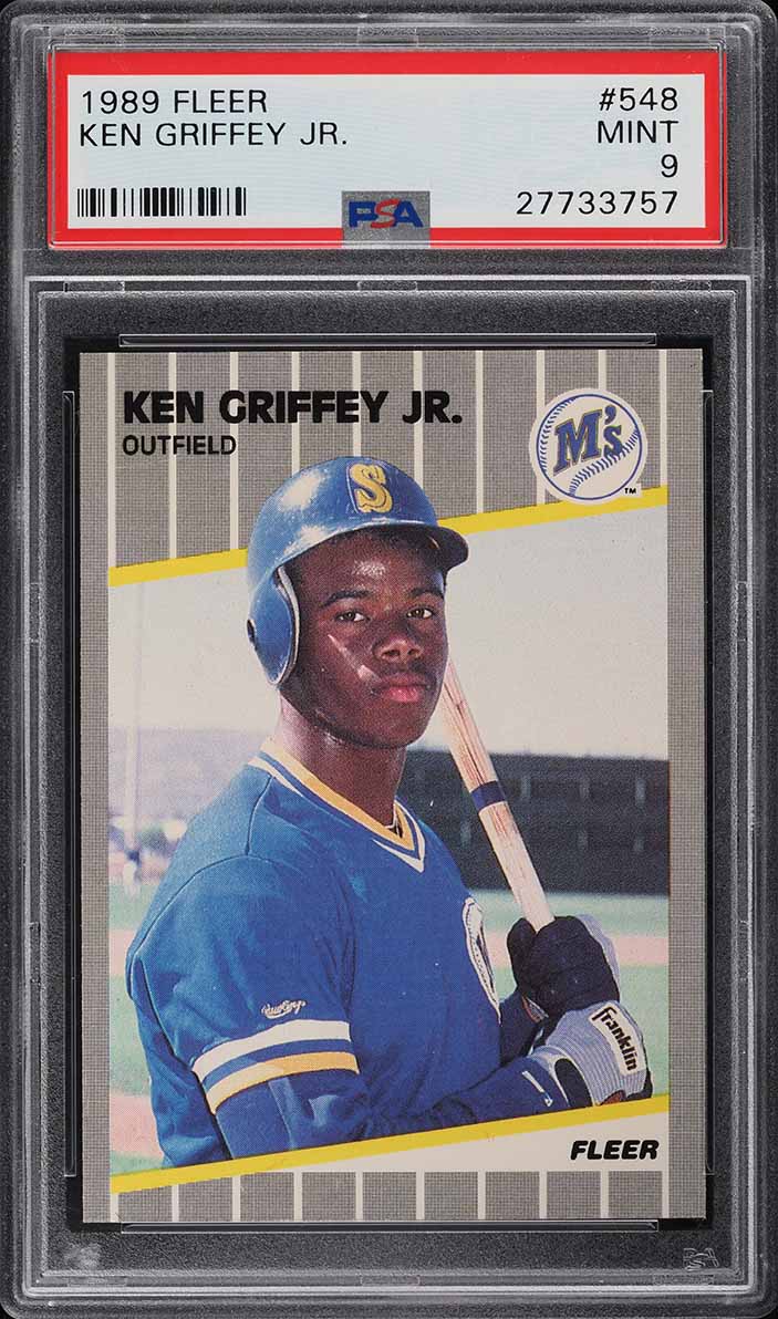 1989 Fleer Ken Griffey Jr. ROOKIE #548 PSA 9 MINT