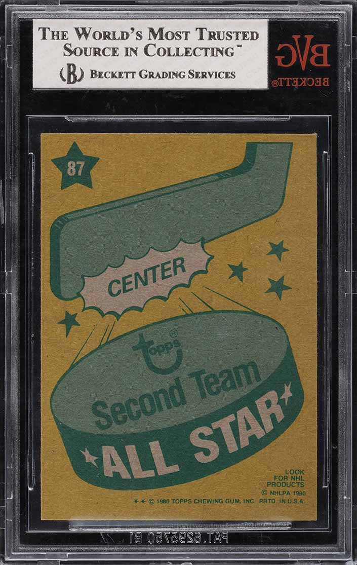 1980 Topps Hockey Wayne Gretzky #87 BVG 7.5 NRMT+