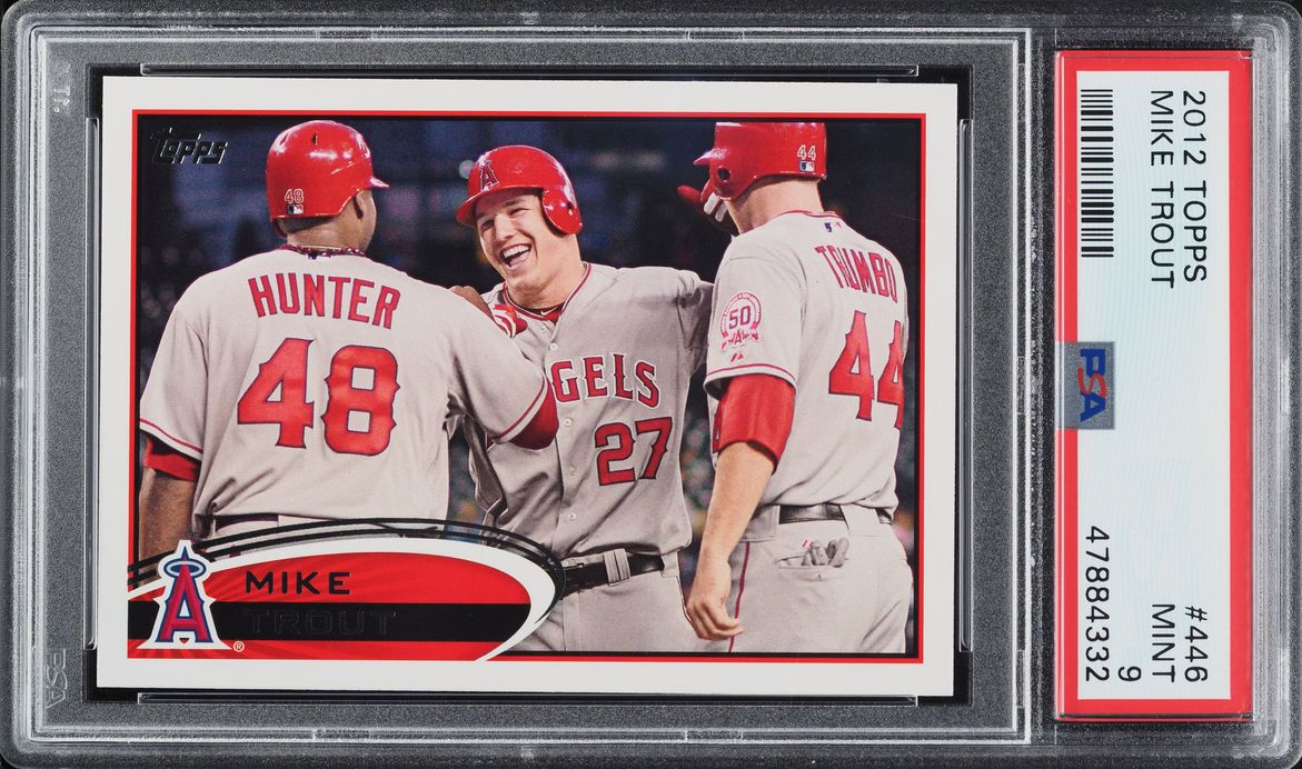 2012 Topps Mike Trout ROOKIE #446 PSA 9 MINT